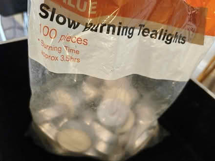 Photo of free Bag of slow burning tealights (RG1) #1