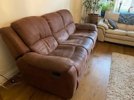 Photo of free Recliner Sofa (Chellaston DE73) #1