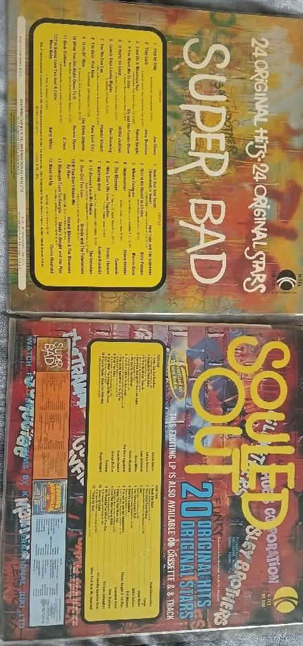 Photo of free 2 x Vintage K-Tel vinyl soul albums, Souled Out & Super Bad (South Croydon CR2) #2