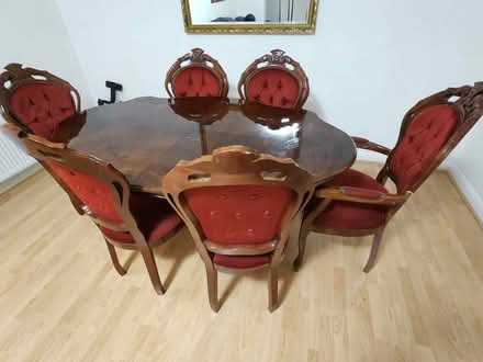 Photo of free Italian Mahogany Dining Suite (Spring Park CR0) #4