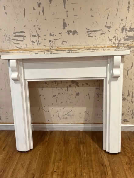 Photo of free White handmade wooden fire surround (Appleby-in-Westmorland CA16) #1
