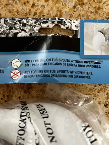 Photo of free Tub Spout Shower Sprayer (Downtown Mountain View) #3