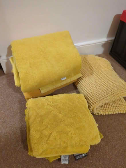 Photo of free Yellow towels, good condition (East Twerton) #1