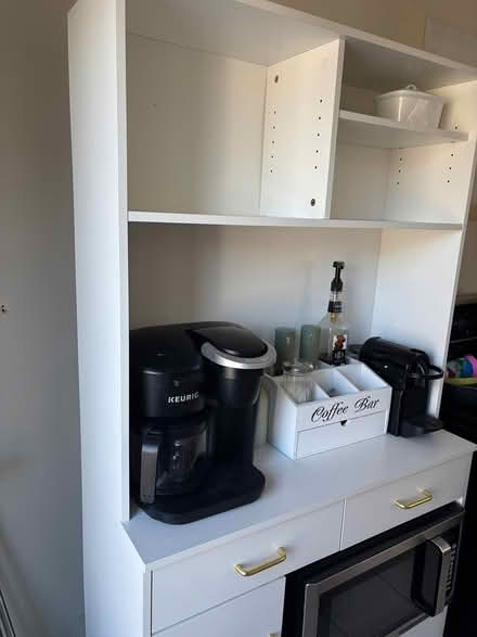 Photo of free Wayfair Wood hutch furniture only (Near downtown) #2