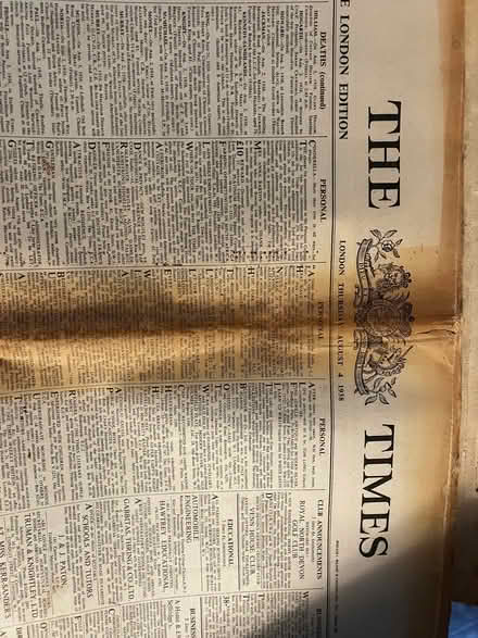 Photo of free Original historic newspapers (Walton Manor OX2) #1