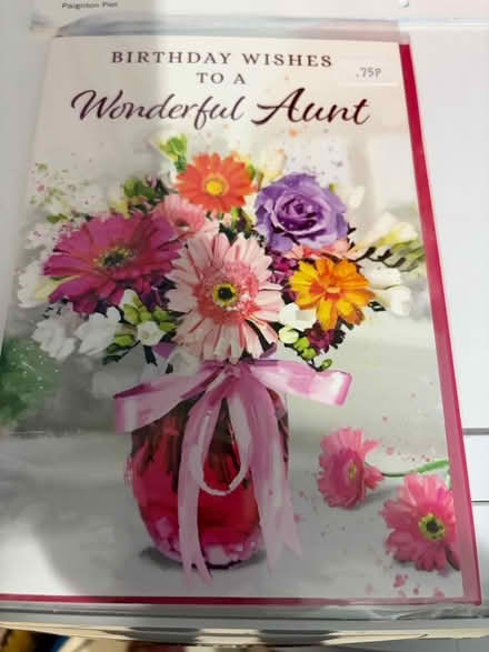 Photo of free Aunt birthday card (Westbury Wilts BA13) #1