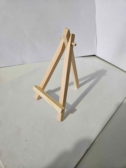 Photo of free Small wooden 6" easel stands (Hest Bank.) #2