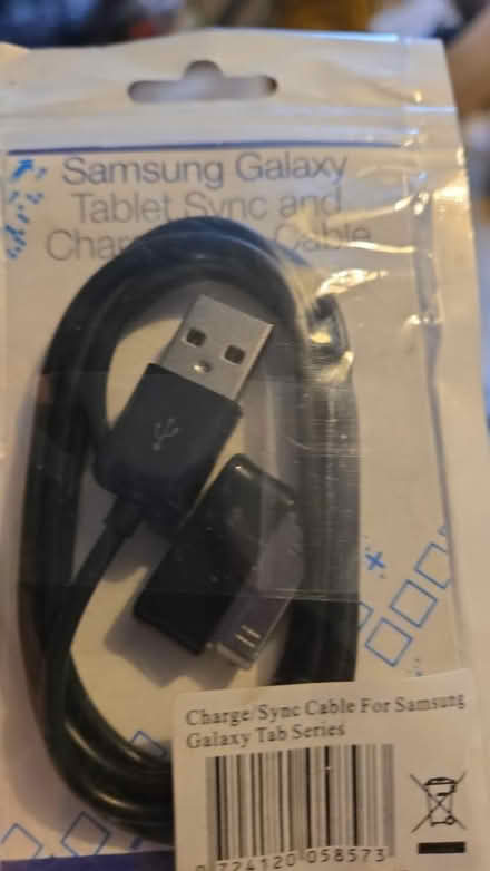 Photo of free Samsung galaxy tablet charger cable (Coxlodge, NE3) #1
