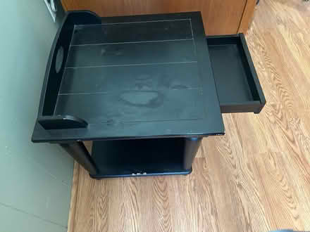 Photo of free Photos of black end table (Marley) #1