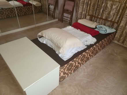 Photo of free single bed frame and white blanket box (Worthing BN11) #1