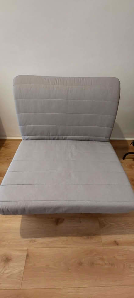 Photo of free Folding futon sofa/bed (black/grey) (Pimlico SW1V) #1