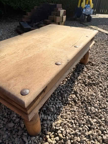 Photo of free Wooden coffee table (Woodseats S8) #3