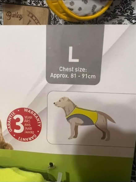 Photo of free dog cooling jacket (Long ditton) #1