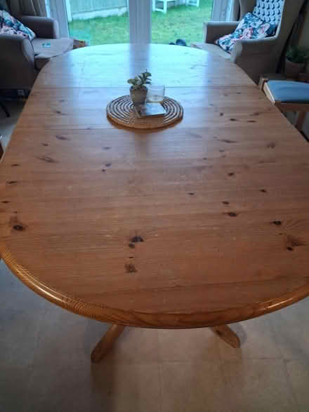 Photo of free Extending wooden Dining Table (Pontesbury) #1