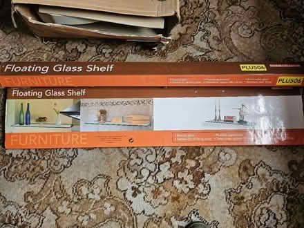 Photo of free Floating glass shelf (Northfield B31) #1