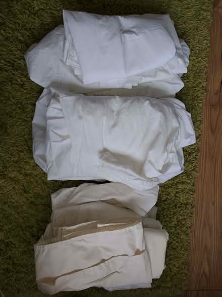 Photo of free 6 x double bed sheets (Moortown LS17) #1