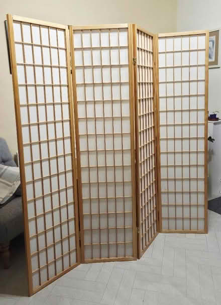 Photo of free Folding room divider screen (Japanese style) (Upper Rotcher HD7) #1