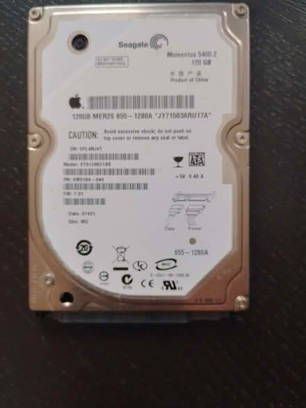Photo of free Laptop HDD 120 Gb drive (Shenley Church End MK5) #1