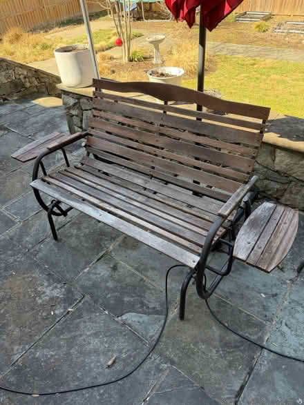 Photo of free Outdoor wood glider (Silver Spring) #1