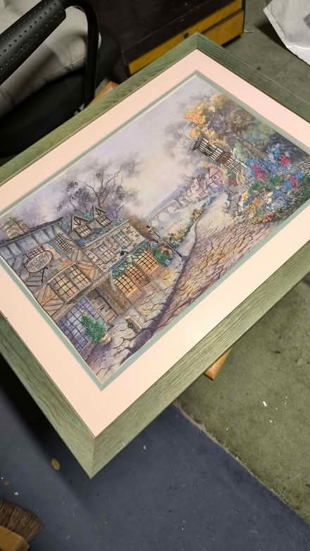 Photo of free Two framed embroidery pictures. (The Camp AL1) #2