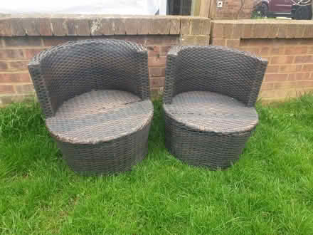 Photo of free 2 outdoor/balcony chairs (UB5) #1