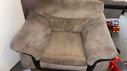 Photo of free 2 seater Sofa and armchair if anyone is interested (Stonehouse GL10) #1