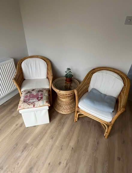 Photo of free Conservatory chairs and table (Cheltenham) #1