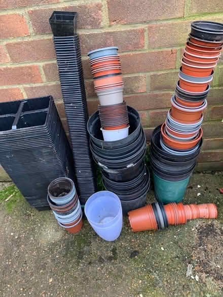 Photo of free Lots of flower pots (Pebsham TN40) #1