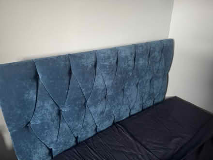 Photo of free Divan small double bed in blue (Canvey ss8) #2