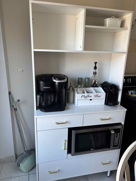 Photo of free Wayfair Wood hutch furniture only (Near downtown) #1