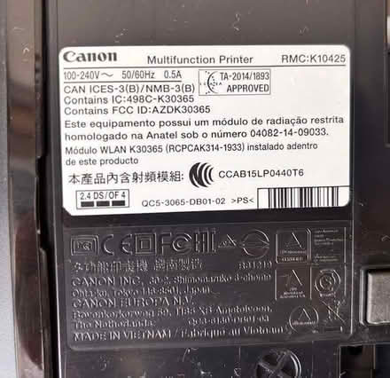 Photo of free CANON Printer for Repair or Spare (Florence Park OX4) #2