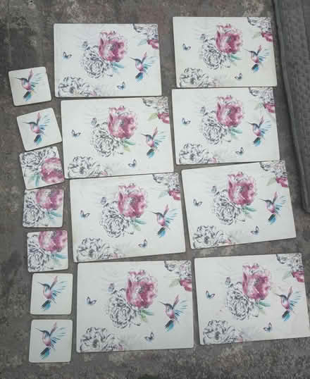 Photo of free 8 plate and 7 cup/glass coasters (Sheffield, Heeley, S2) #1