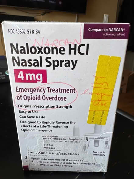 Photo of free 2 pack Naloxone/Narcan Nose Spray (Clason Point Bronx NY) #1