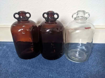 Photo of free Three glass demijohns (Sidmouth EX10) #1