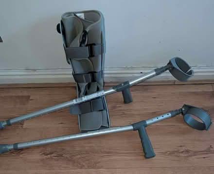 Photo of free Medical Walking Boot & Crutches (West Hampstead NW6) #1