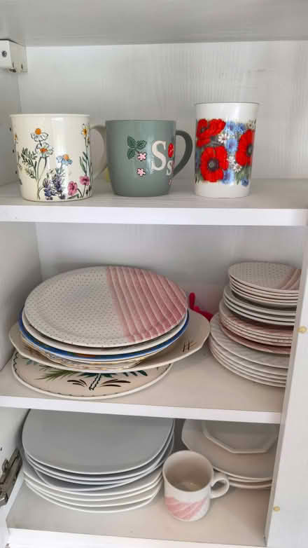 Photo of free Cupboard full of crockery (The Camp AL1) #3