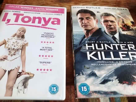 Photo of free 2x dvds - I, Tonya and Hunter Killer (Hollingdean BN1) #1
