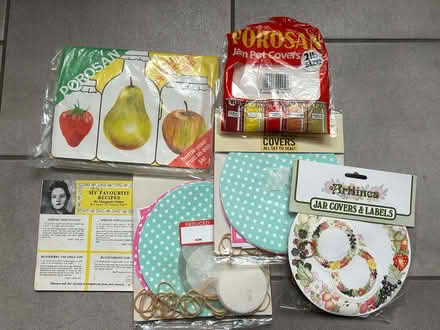 Photo of free Jam making and preserving lids and labels (The Folders Lane Estate RH15) #1