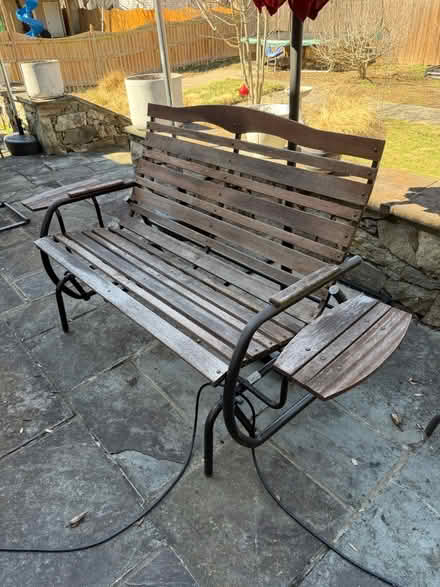 Photo of free Outdoor wood glider (Silver Spring) #2