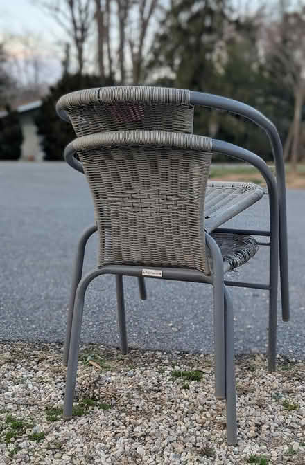 Photo of free Two Outdoor Chairs (Charlottesville (Fry's Spring)) #1