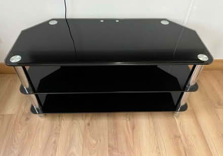 Photo of free Black Glass TV Stand (Uxbridge UB8) #1
