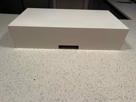 Photo of free IKEA Monitor Stand with wooden drawer (Hurstpierpoint BN6) #3