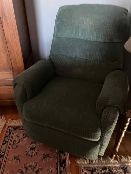 Photo of free Sturdy Teal Green Recliner (Riverdale (north of Inwood)) #2