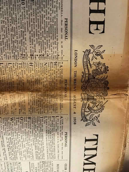 Photo of free Original historic newspapers (Walton Manor OX2) #2