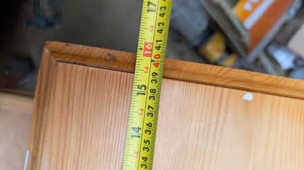 Photo of free Pine bedside table (Woodmancote) #3