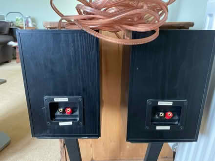 Photo of free 2 JPW speakers on stands (Royal Infirmary FK8) #1