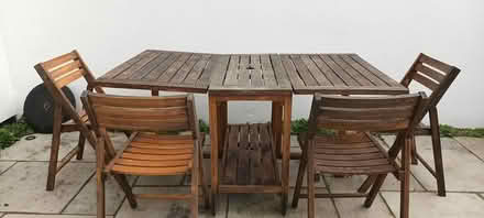 Photo of free Habitat Garden folding table/chairs (Berkhamsted, HP4 2EJ) #1