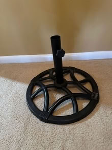 Photo of free Cast Iron Patio Umbrella (2087) #2