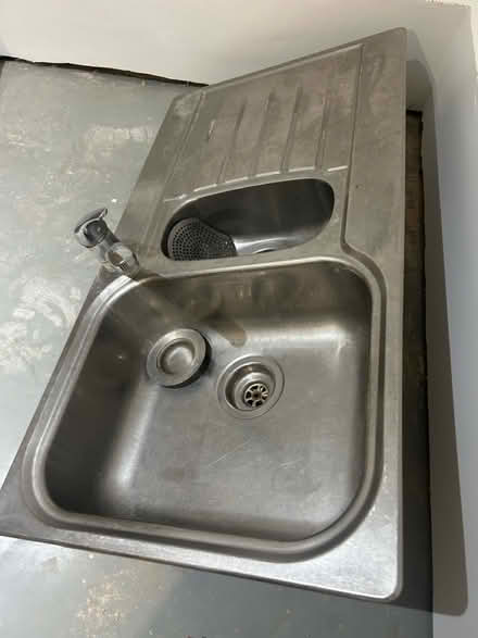 Photo of free Metal kitchen sink (Thornton Heath) #2
