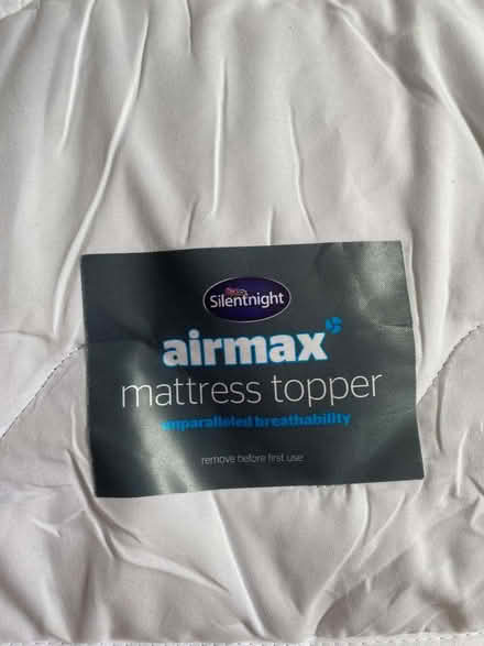 Photo of free Double Mattress Topper (West Brompton SW10) #2